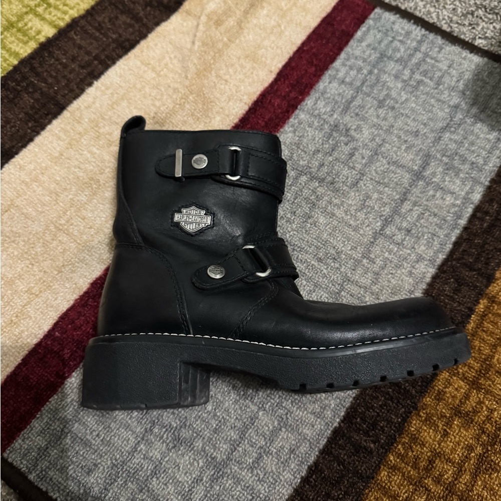 Harley-Davidson Black Ankle Boots